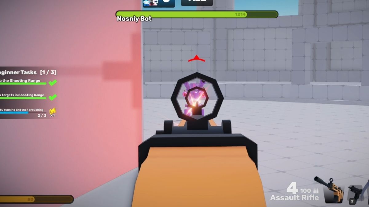 ライバルズメガハントのノスニーボットボスバトル