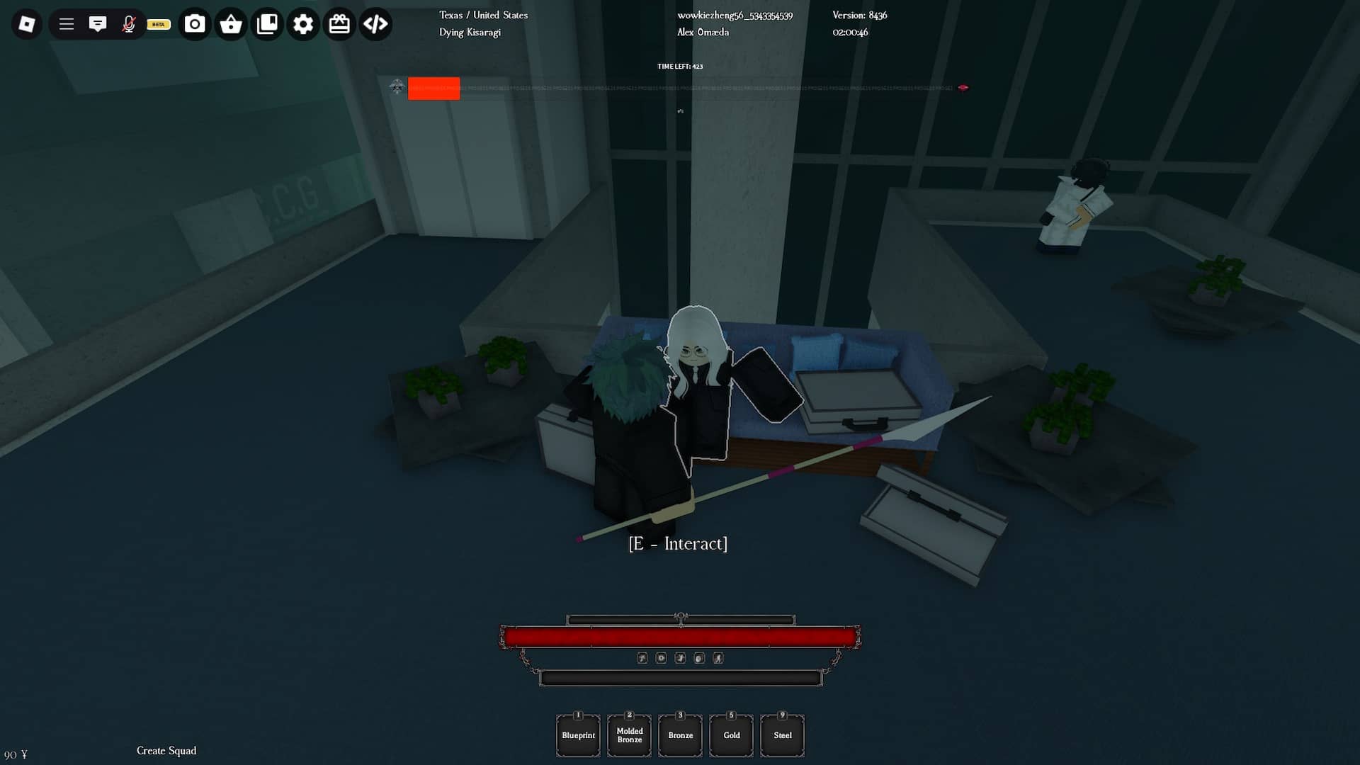 Aktentasche Quinque NPC im CCG Hauptquartier in Ghoul Re