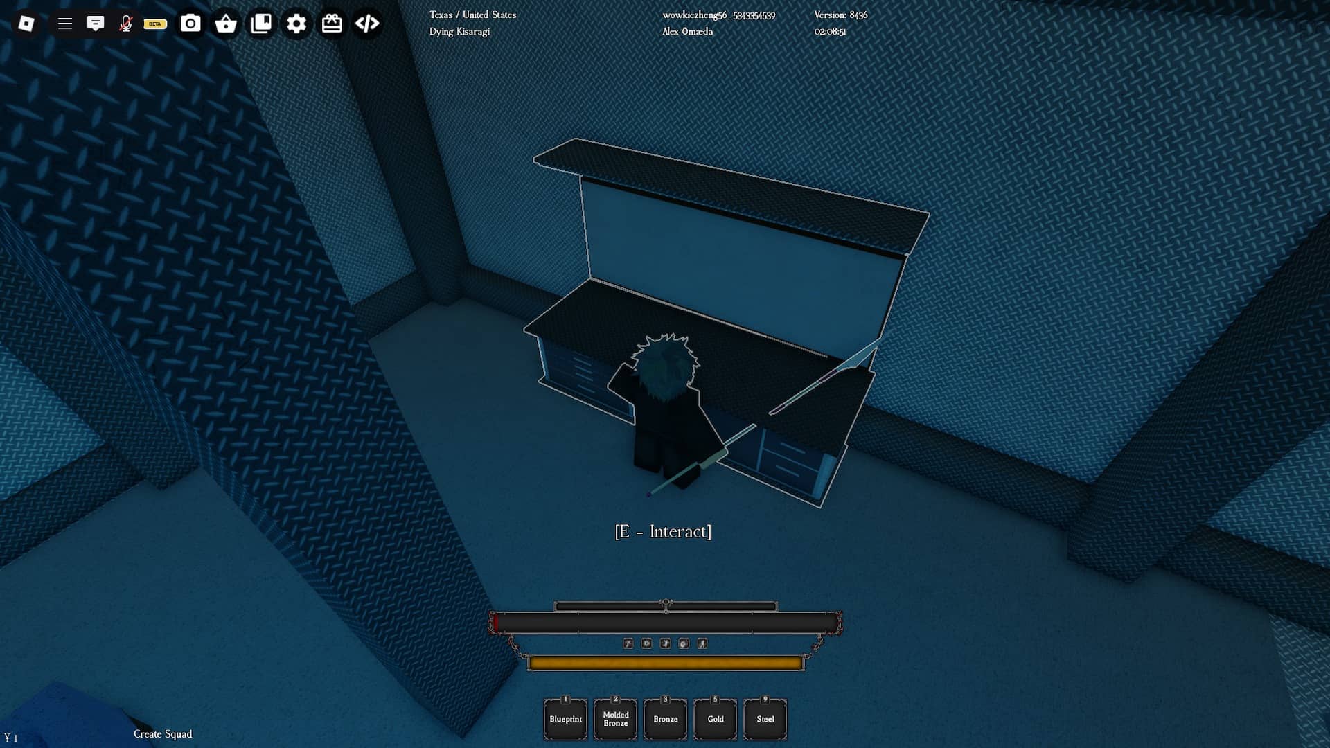 Quinque-Werkbank im Labor des CCG-Gebäudes in Ghoul Re