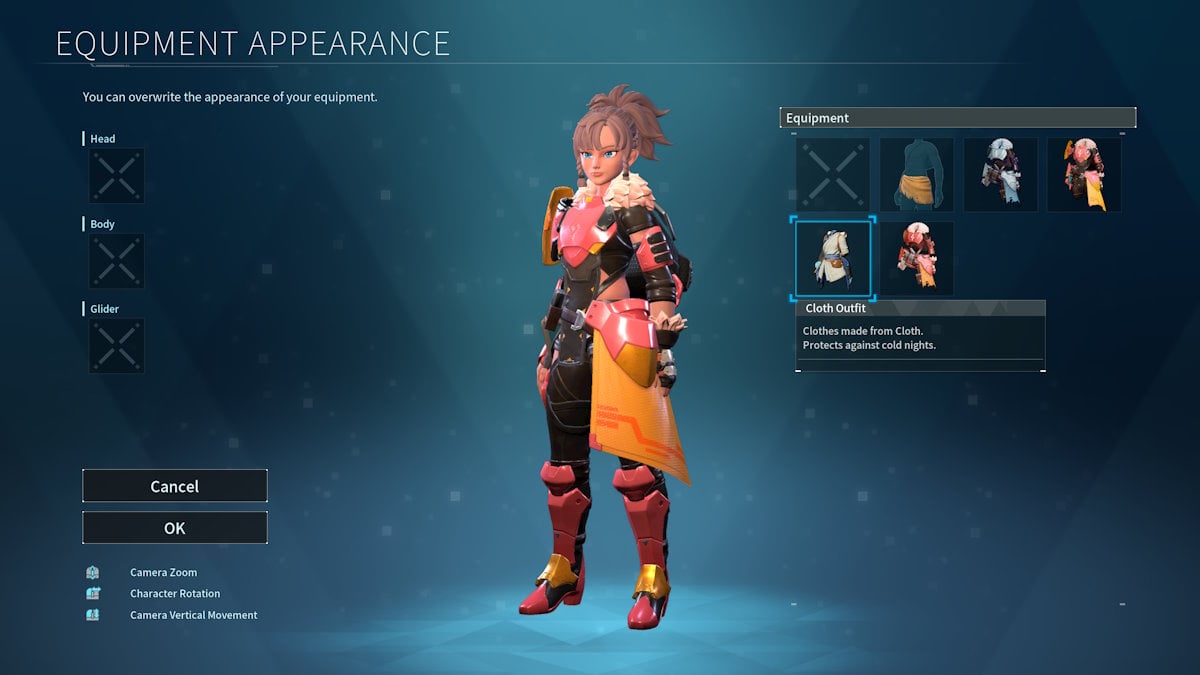 Armadura de Palworld Transmog