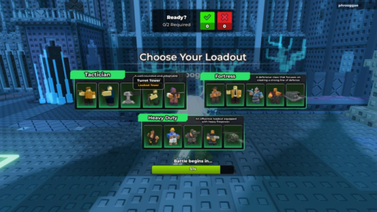 TDS Loadout för Mega Hunt Quest