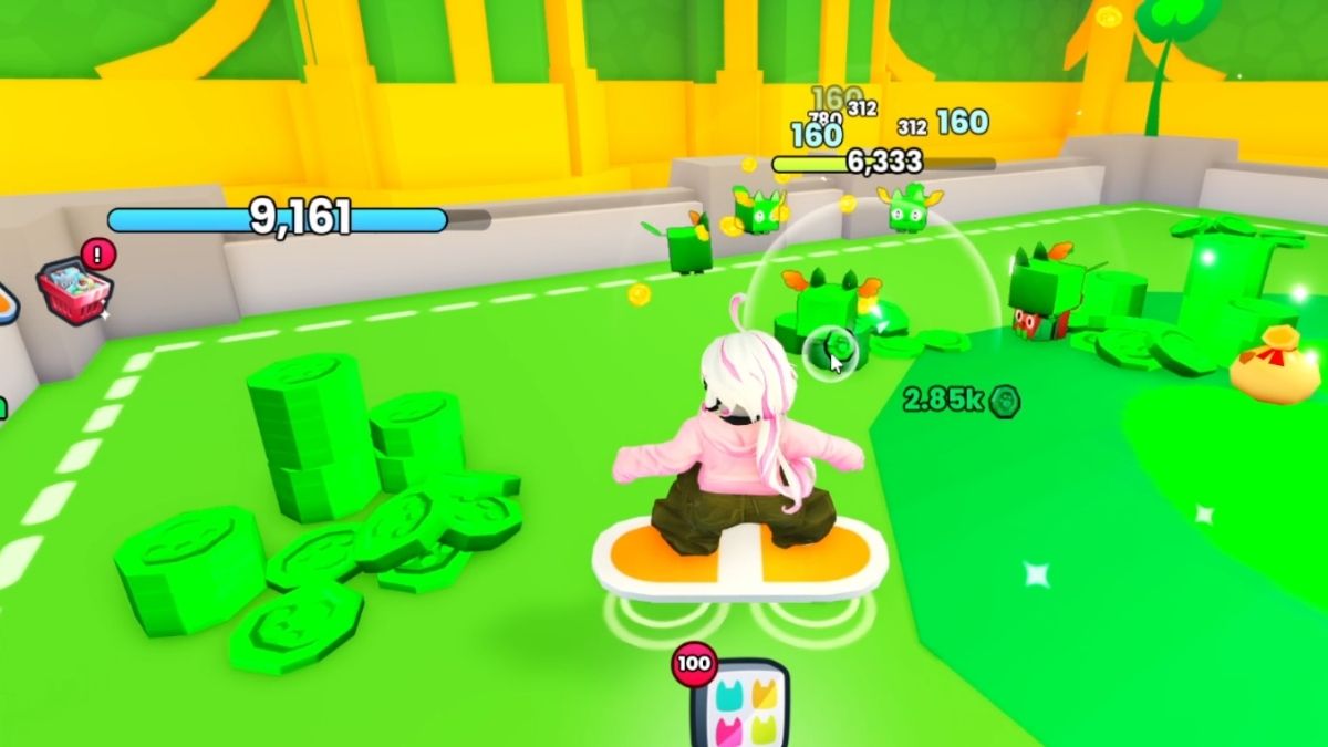 La rango de mascota de la edición Hunt Mega Sim 99