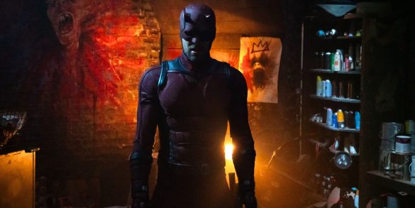 Charlie Cox in full Daredevil regalia in Daredevil: Born Again