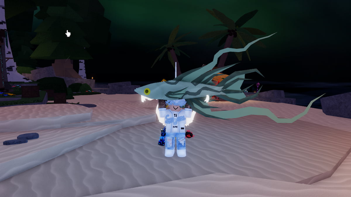 लहरों की लहरों से एक मछली