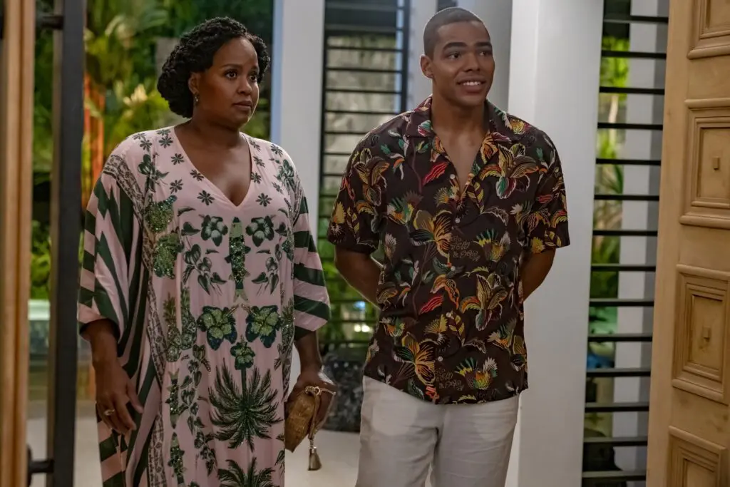 Zusammenfassung der dritten Staffel von „The White Lotus“, Folge 7: Die Ruhe vor dem Sturm 10 Natasha Rothwell und Nicholas DuVernay in der dritten Staffel von White Lotus