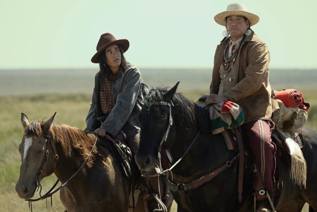 Aminah Nieves e Michael Spears na 2ª temporada de 1923