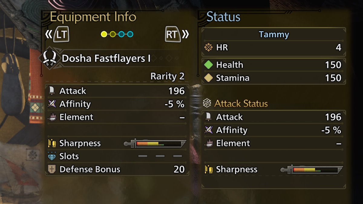 Monster Hunter Wilds Affinity