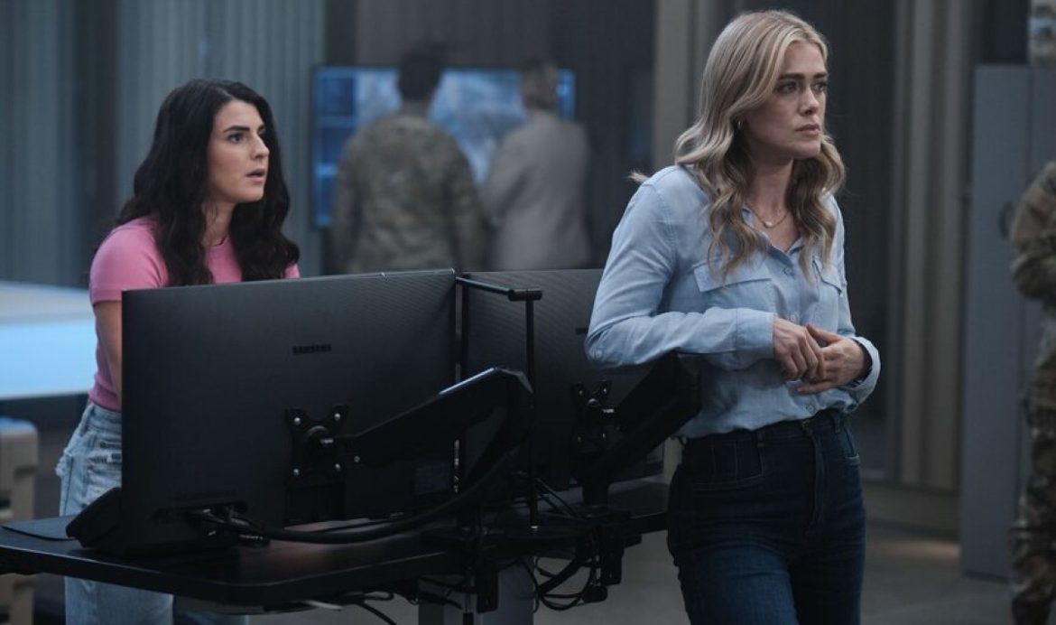 Sara Garcia and Melissa Roxburgh in The Hunting Party