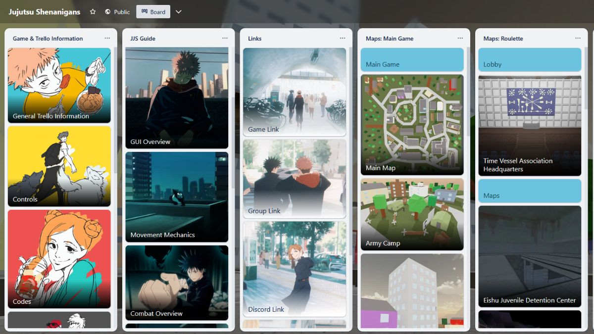 Roblox JJS trello panosu bağlantısı