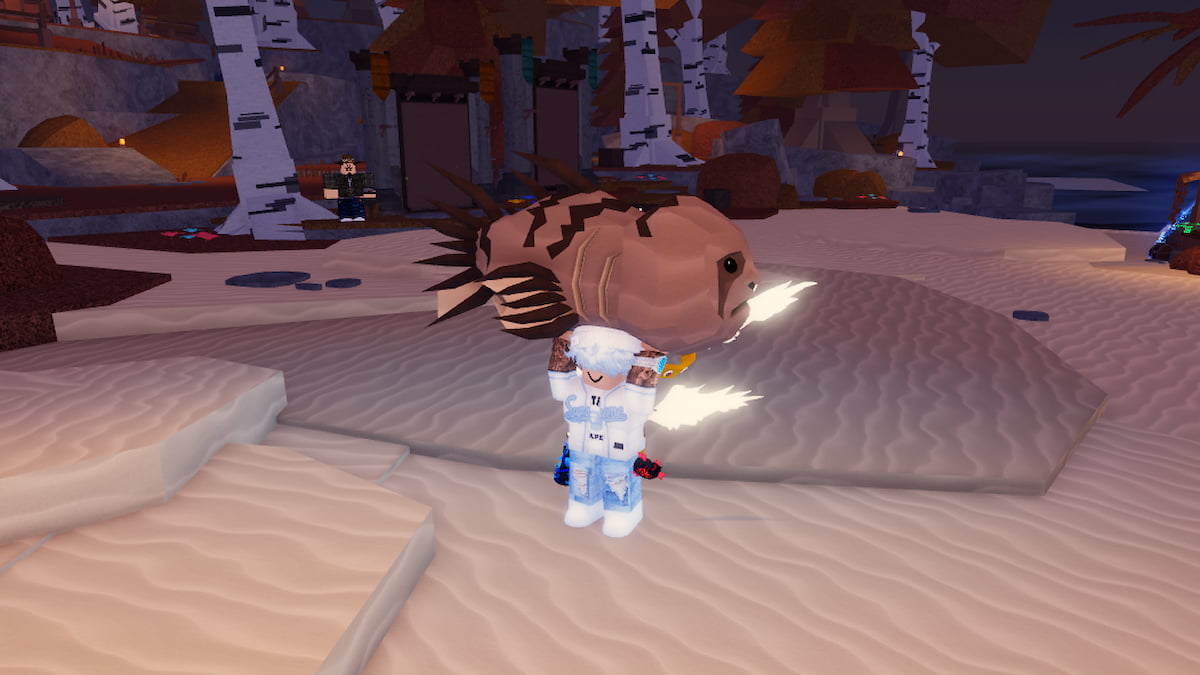 Um shurpfoth de peixe em fisch