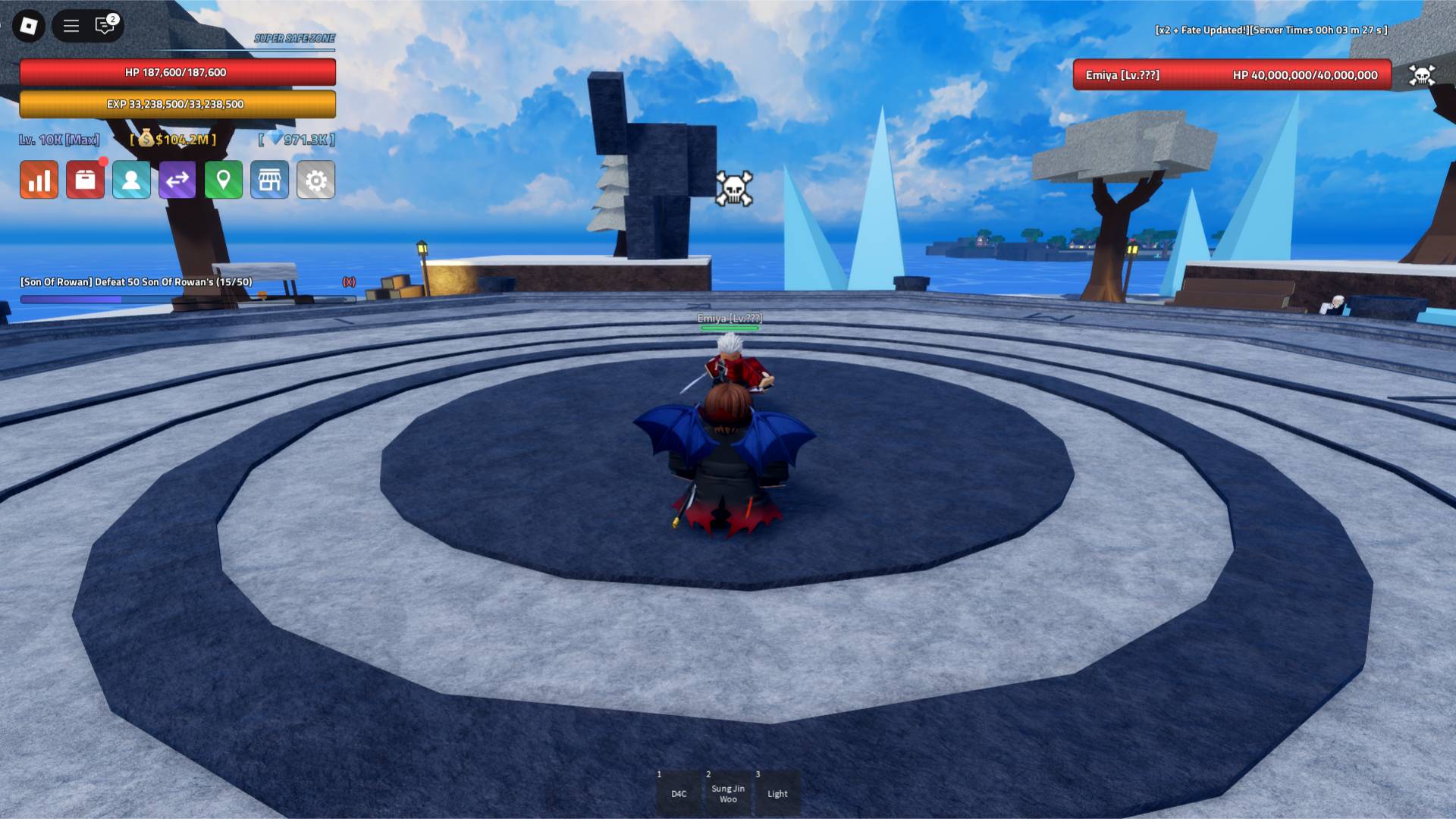 EMIYA Schwertboss Piece of Verse Roblox-Erfahrung