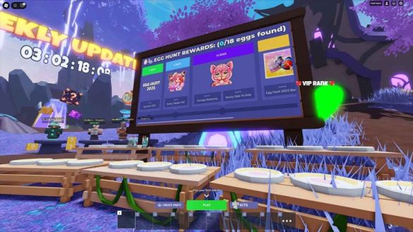 Los 18 huevos de Pascua en Roblox Bedwars
