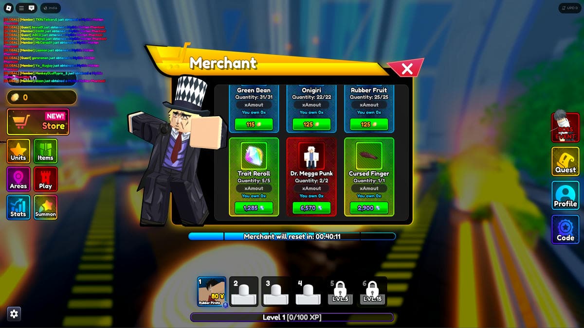 Anime Reborn X Dr Megga Punk na loja