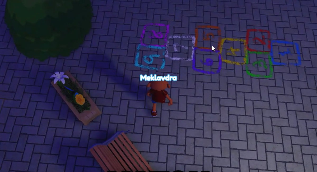 नायक थ्रेडविले के चौक में होपोथ कला को देखता है।