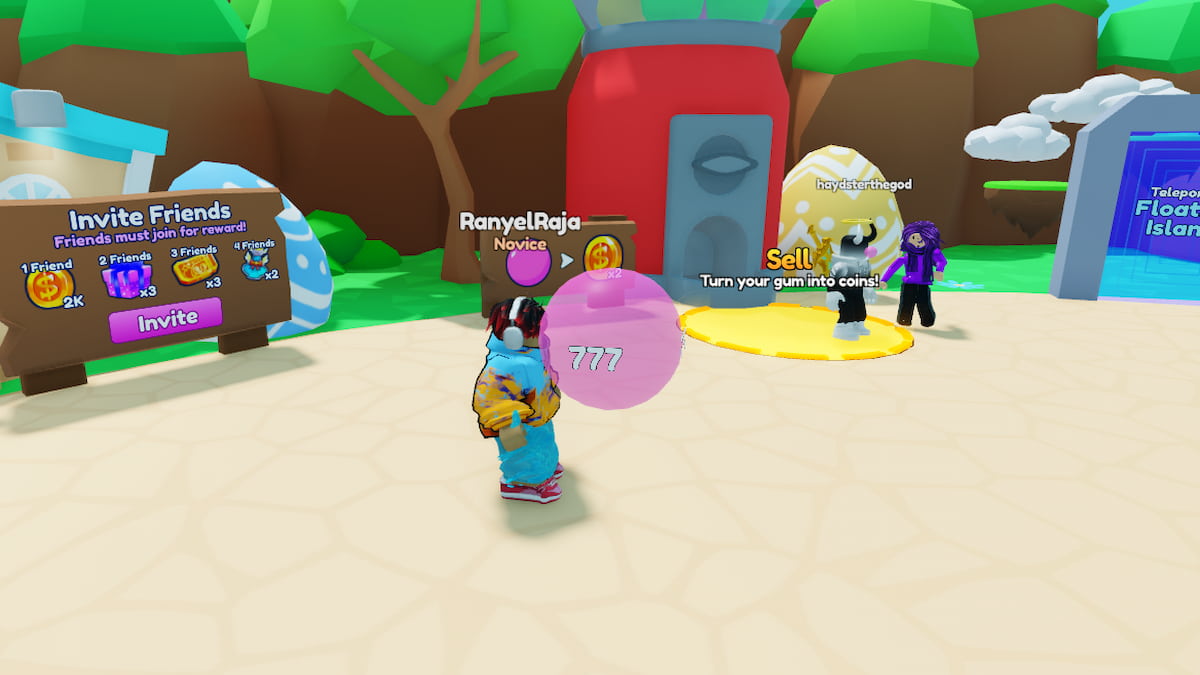 Ein Junge bläst Seifenblasen