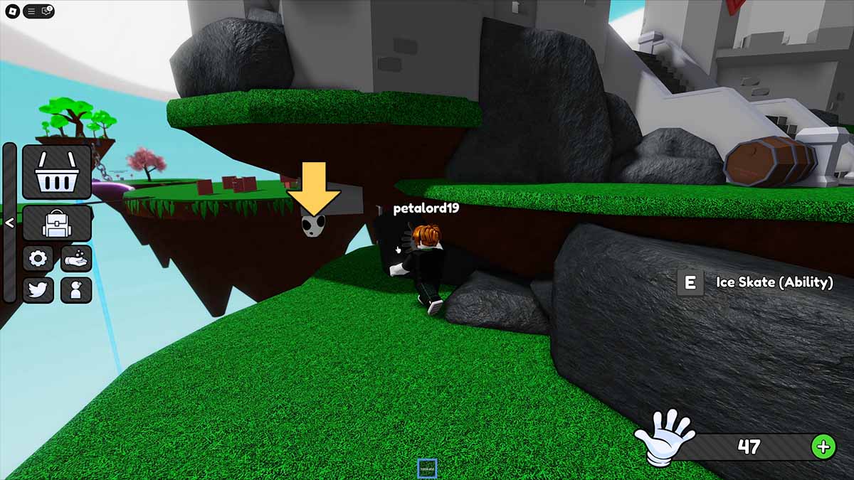 Bofetada batallas de la ubicación del huevo de Pascua