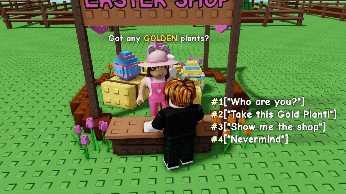 ग्रो ए गार्डन में ईस्टर शॉप