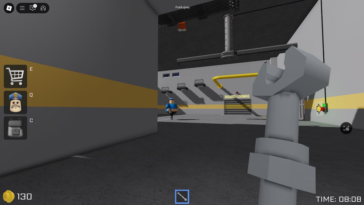 Der erste Wärter im Barry-Gefängnis.