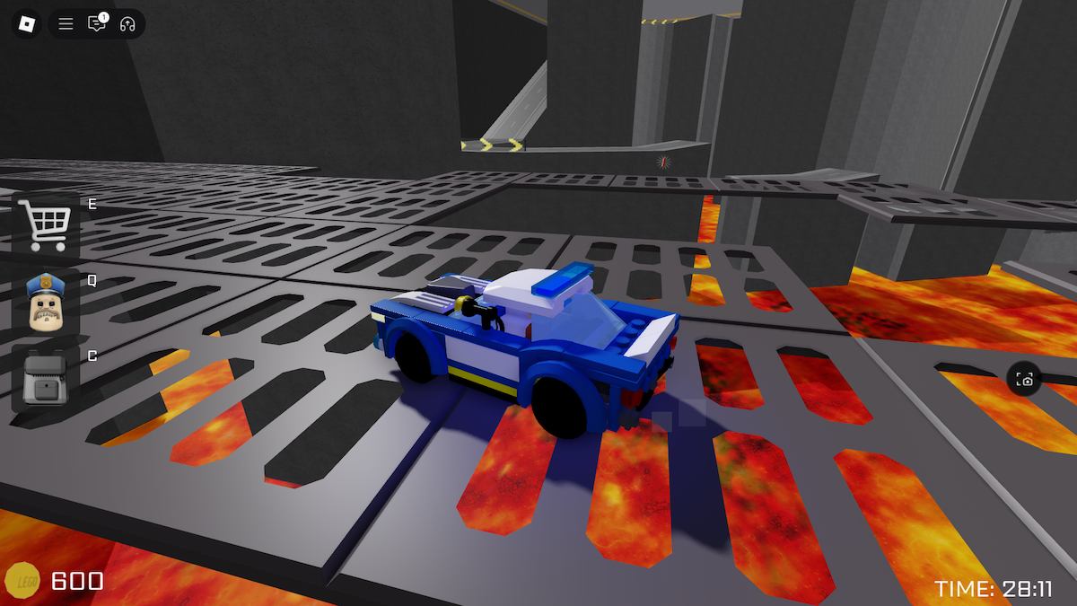 Die Autostrecke im Barry-Gefängnis.