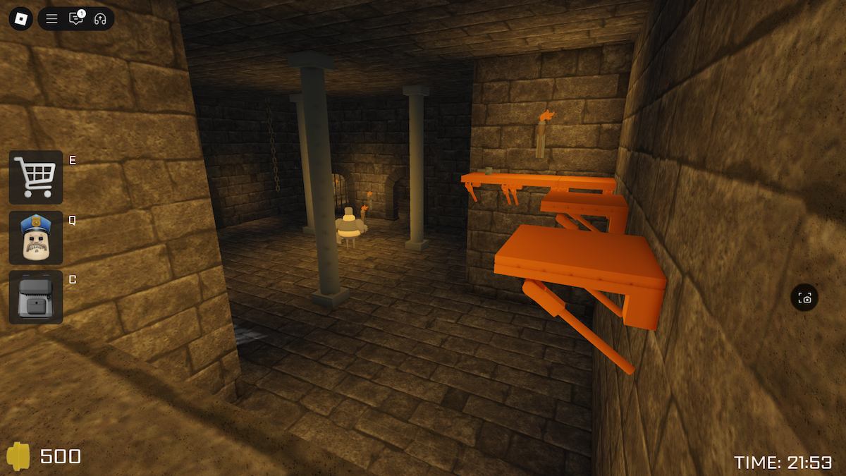 Das unterirdische Gefängnis im Barry Prison.