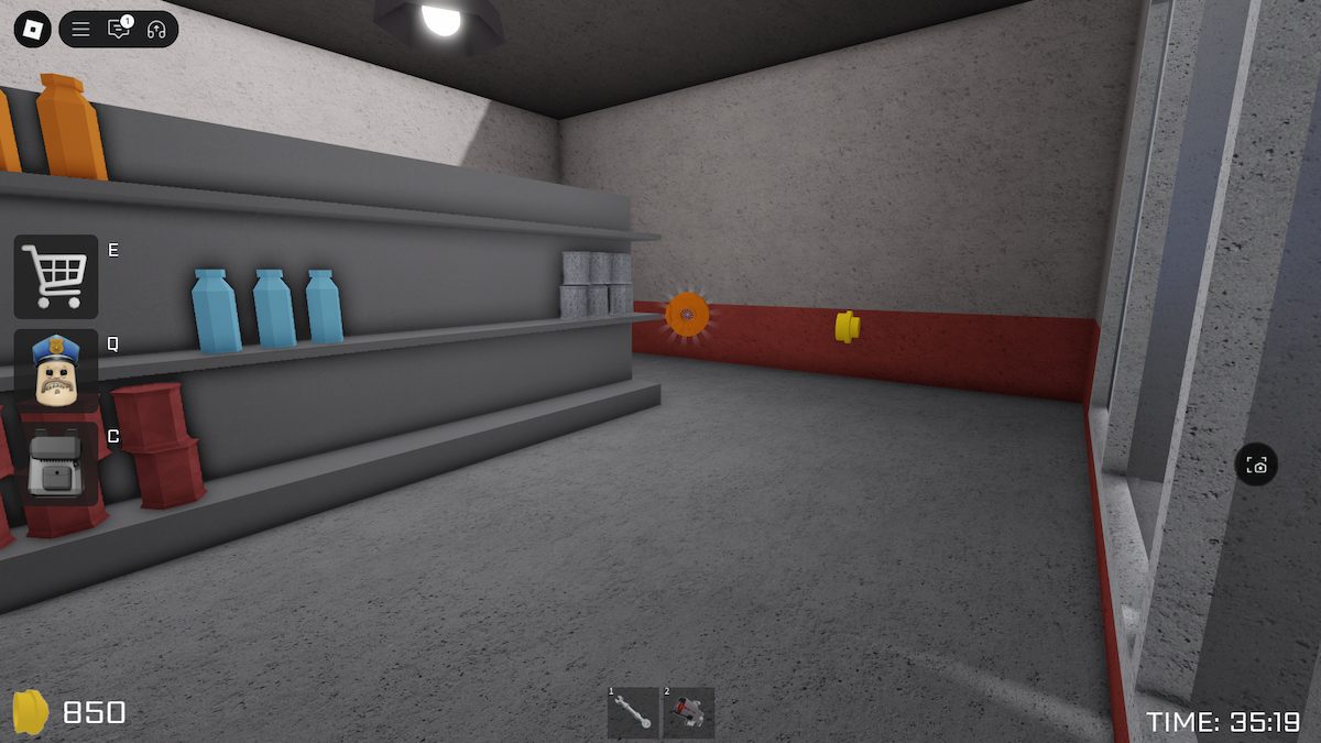 Der Tankstellen-Donut im Barry-Gefängnis.