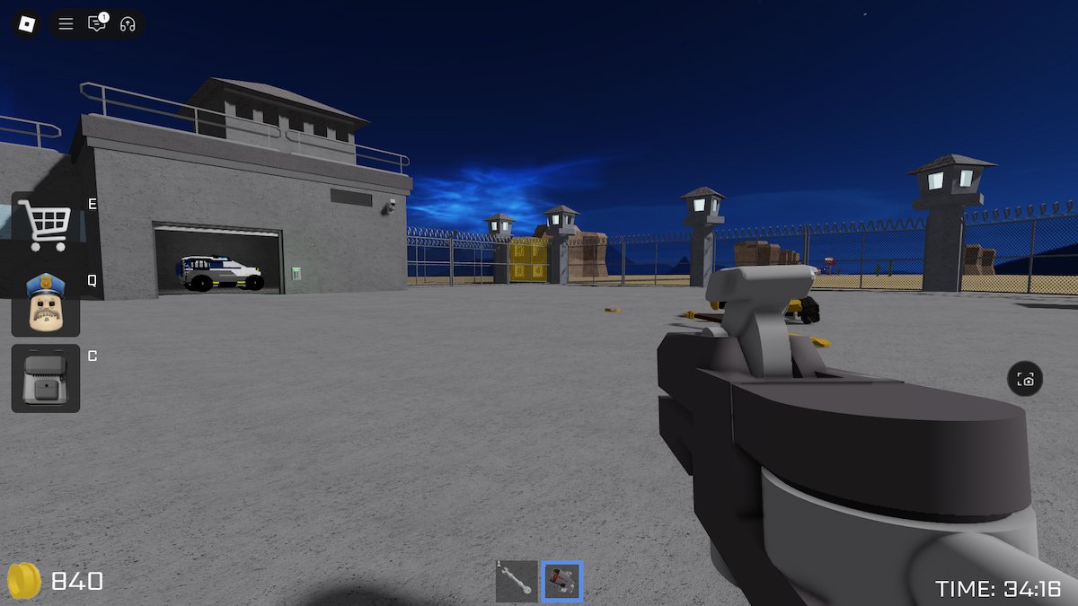 Das Gefängnis kommt im Barry-Gefängnis heraus.