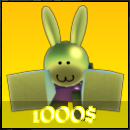 वाइल्ड रेल्स टॉवर डिफेंस रोबॉक्स एक्सपीरियंस से गोल्डन बनी यूनिट