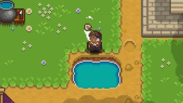 Cómo crear un estanque en Pixelshire
