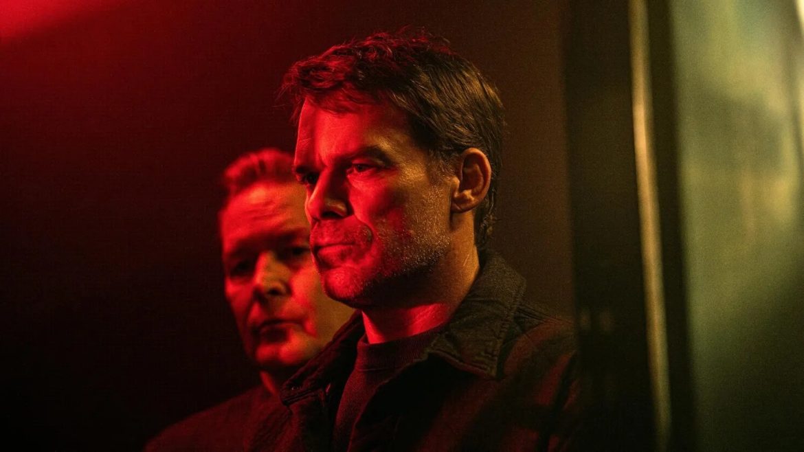 James Remar and Michael C Hall in Dexter: Resurrection
