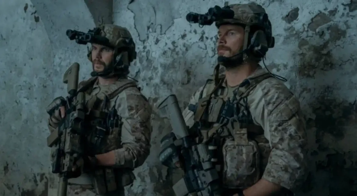 Taylor Kitsch and Chris Pratt in The Terminal List: Dark Wolf