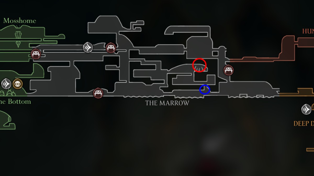 Hollow Knight Silksong Skull Tyrant ubicación en el mapa