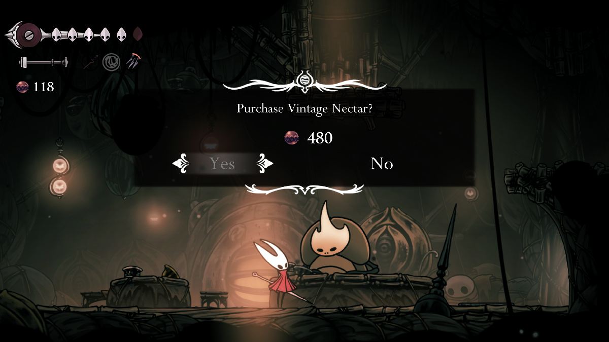 Hollow Knight Silksong Vintage Nectar Ubicación