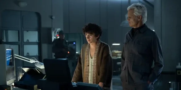 Samuel Blenkin and Timothy Olypant in Alien: Earth