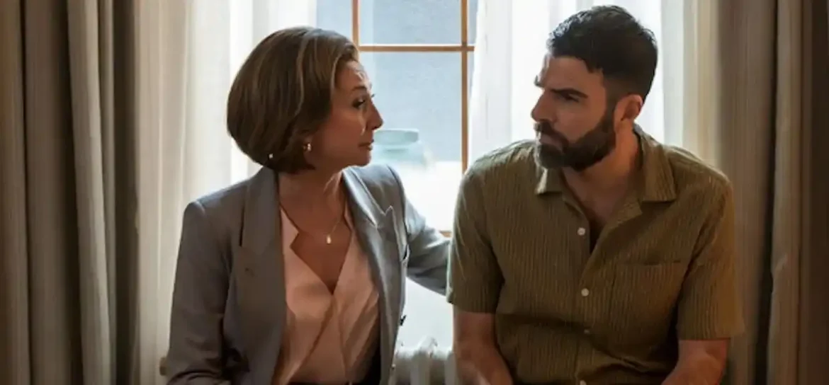 Donna Murphy and Zachary Quinto in Brilliant Minds Season 2