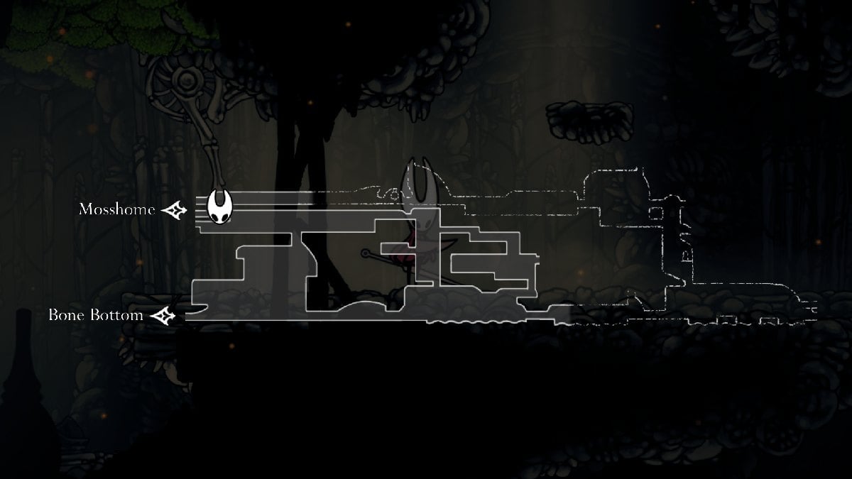 Cómo abrir el mapa en Hollow Knight Silksong 10 Hollow Knight Silksong Mapa abierto