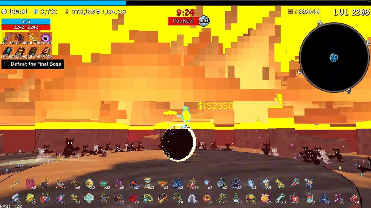 Bản build Hố Đen của Bandit là một trong những bản build mạnh nhất trong Megabonk hiện tại, có khả năng đạt