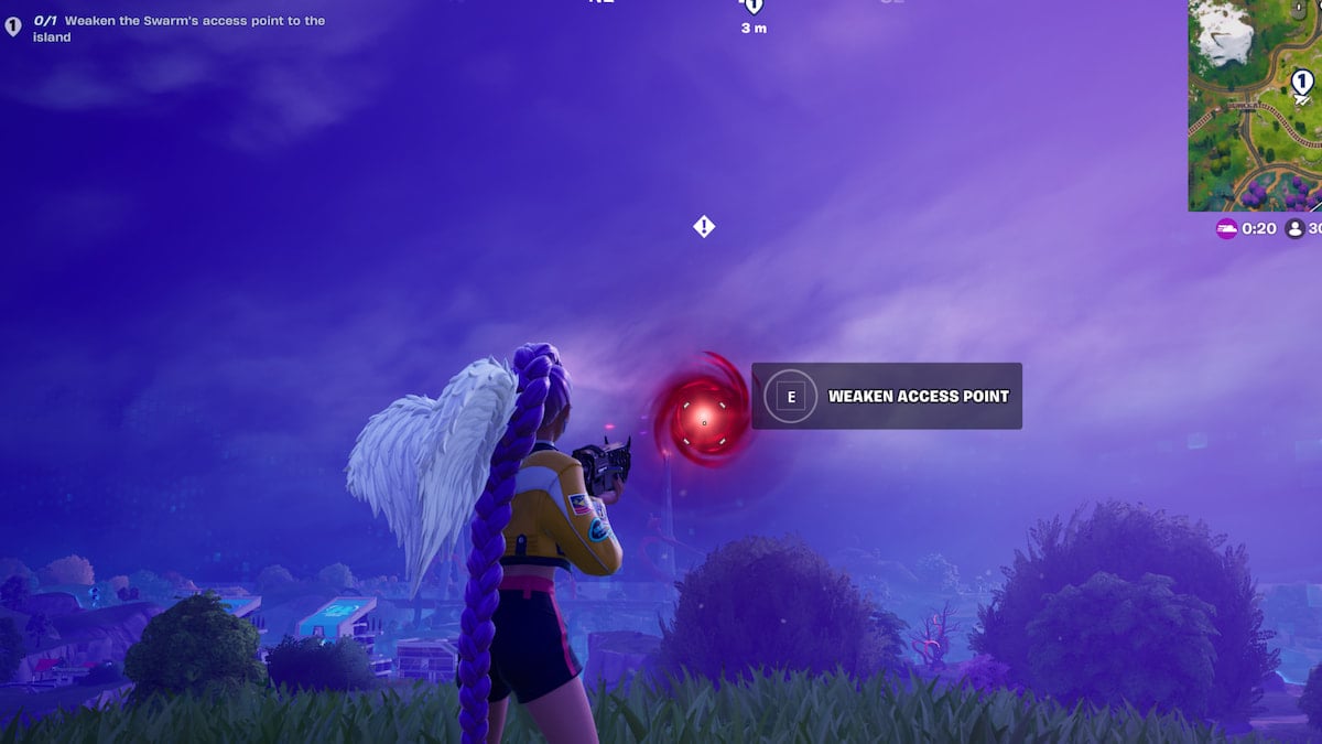 Die genaue Taste, die du drücken musst, hängt von deiner Plattform und den jeweiligen Tastenkombinationen ab, wird aber links neben der Aufforderung angezeigt, um dir beim Abschließen dieser Mission zu helfen.