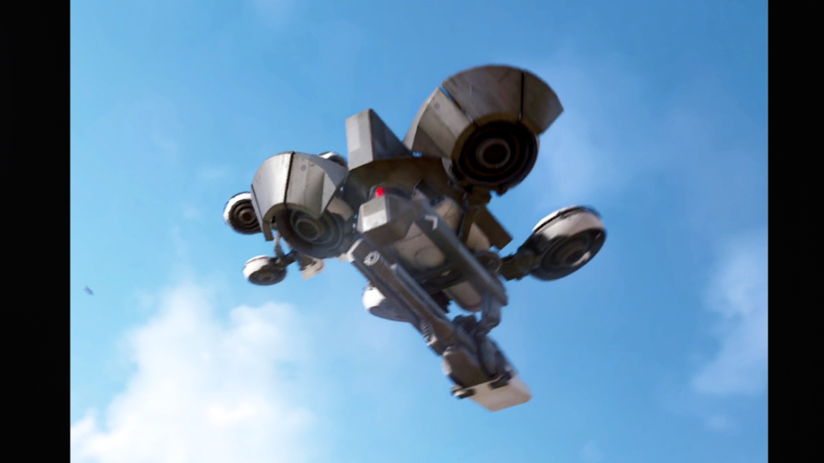 Cómo vencer a todos los enemigos en ARC Raiders 28 ARC Raiders enemigo ARC Hornet drone volador con ametralladora