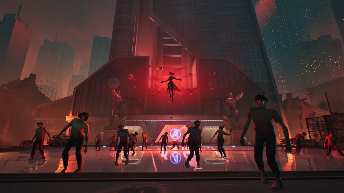 Zombis invadiendo la ciudad en Marvel Rivals
