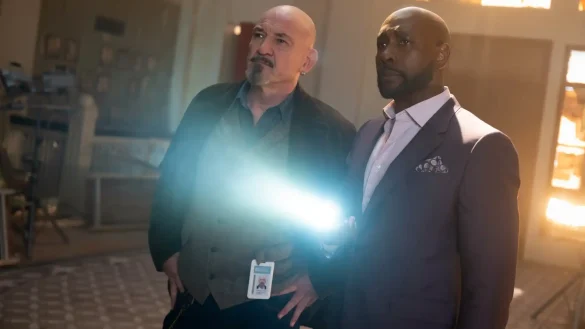 Ritchie Coster and Morris Chestnut in Watson Season 2