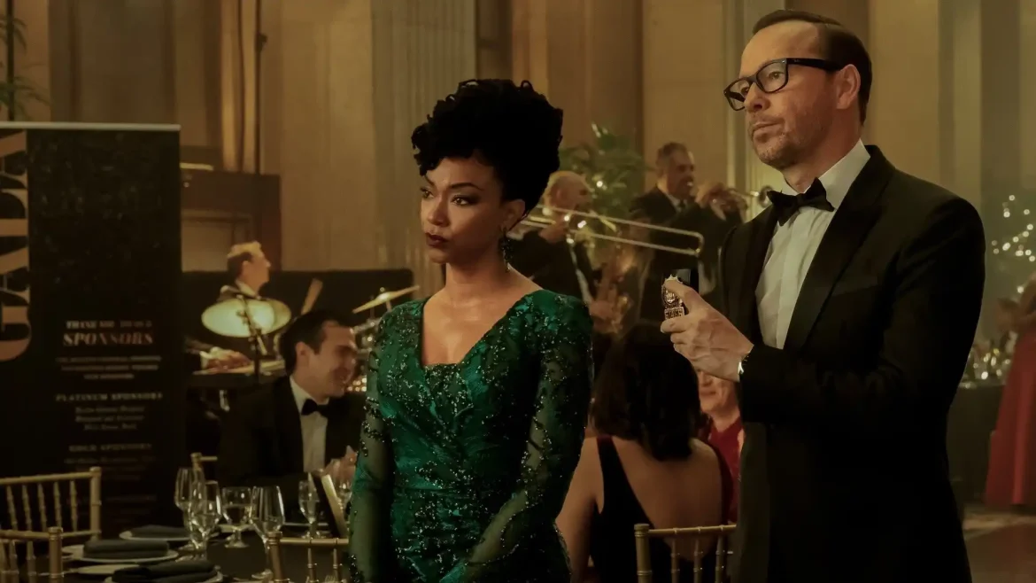 Sonequa Martin-Green and Donnie Wahlberg in Boston Blue