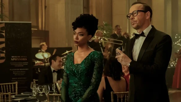 Sonequa Martin-Green and Donnie Wahlberg in Boston Blue