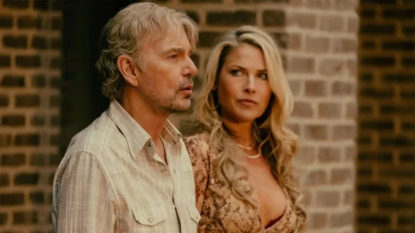 Billy Bob Thornton and Ali Larter in Landman Season 2