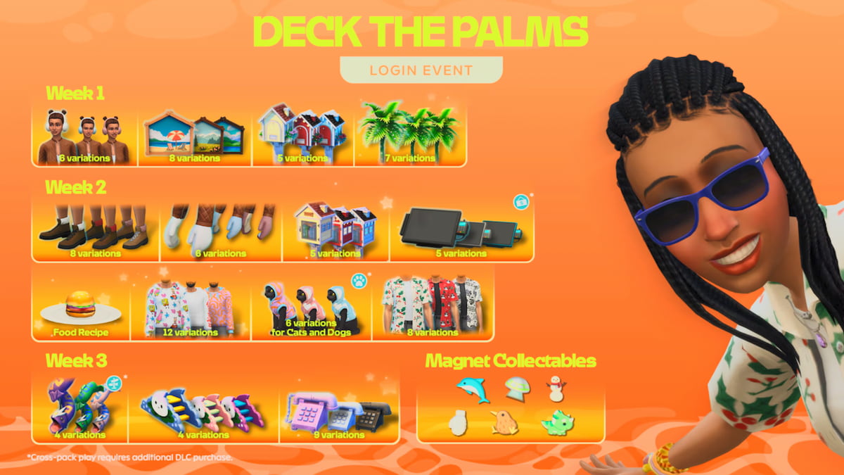 Kaikki The Sims 4 Deck the Palms -tapahtuman ilmaiset palkinnot 8 Kaikki The Sims 4:n Deck the Palms -tapahtuman palkinnot