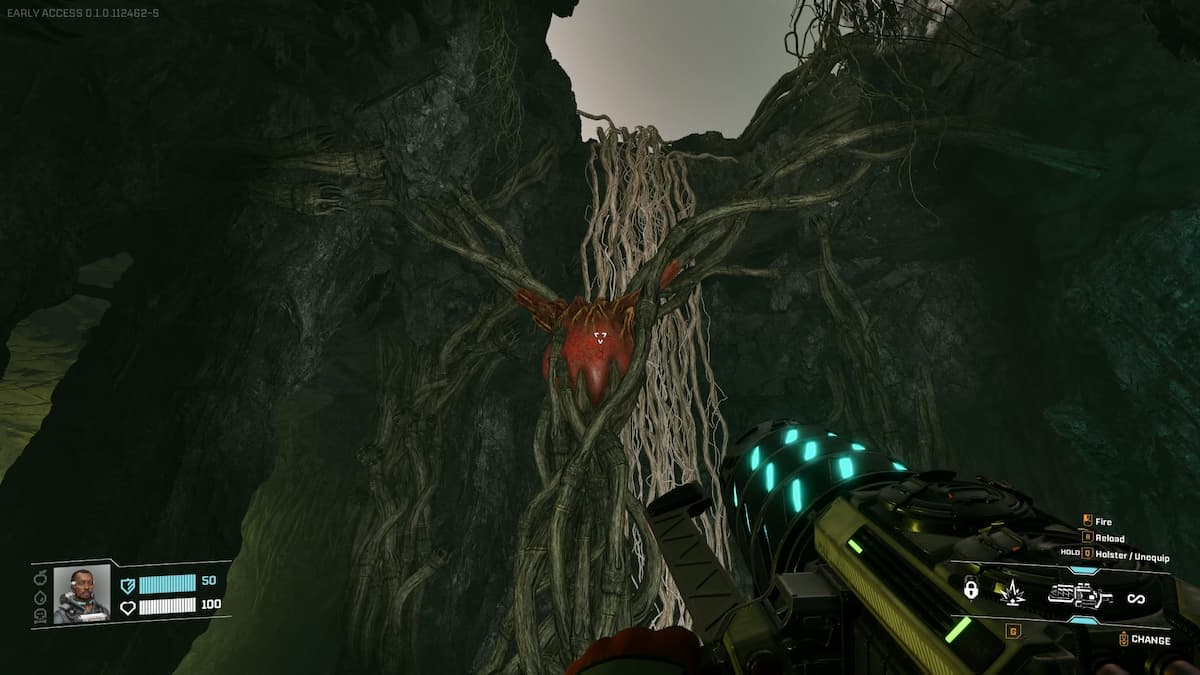 Якщо лози біля входу відростають під час дослідження, просто атакуйте червоний вузол у печері, і лози втягнуться, давши вам достатньо часу, щоб повернутися, використовуючи висохлі лози. Тож не поспішайте, щоб розграбувати все в печері; ви завжди можете піднятися назад без жодних проблем.