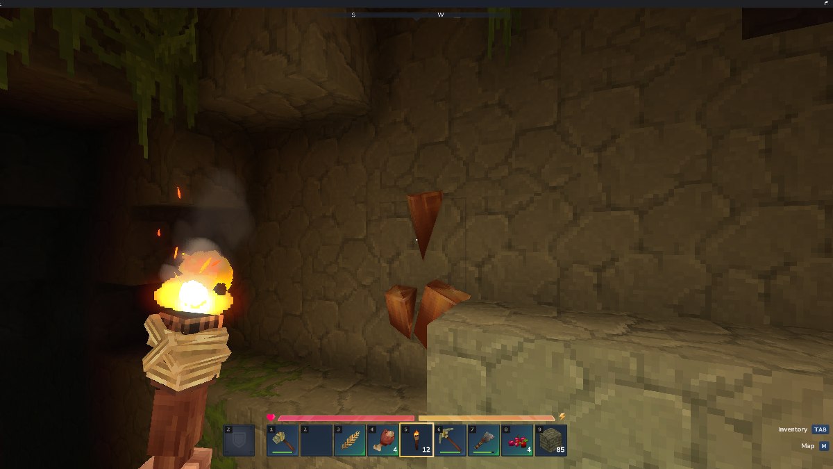 Sắt khó tìm hơn một chút trong Hytale, vì bạn sẽ phải xuống độ sâu khoảng 50 khối để bắt đầu tìm thấy nó thường xuyên. Ở độ sâu này, bạn sẽ thường xuyên gặp phải những kẻ thù như Lava Golem, vì vậy hãy mang theo trang bị tốt nhất và nhiều thức ăn. Chúng tôi cũng khuyên bạn nên mang theo nhiều đuốc để bạn có thể dễ dàng đánh dấu đường đi và tránh bị lạc trong lòng đất. Mỗi khối sắt cho ra một khối quặng sắt.