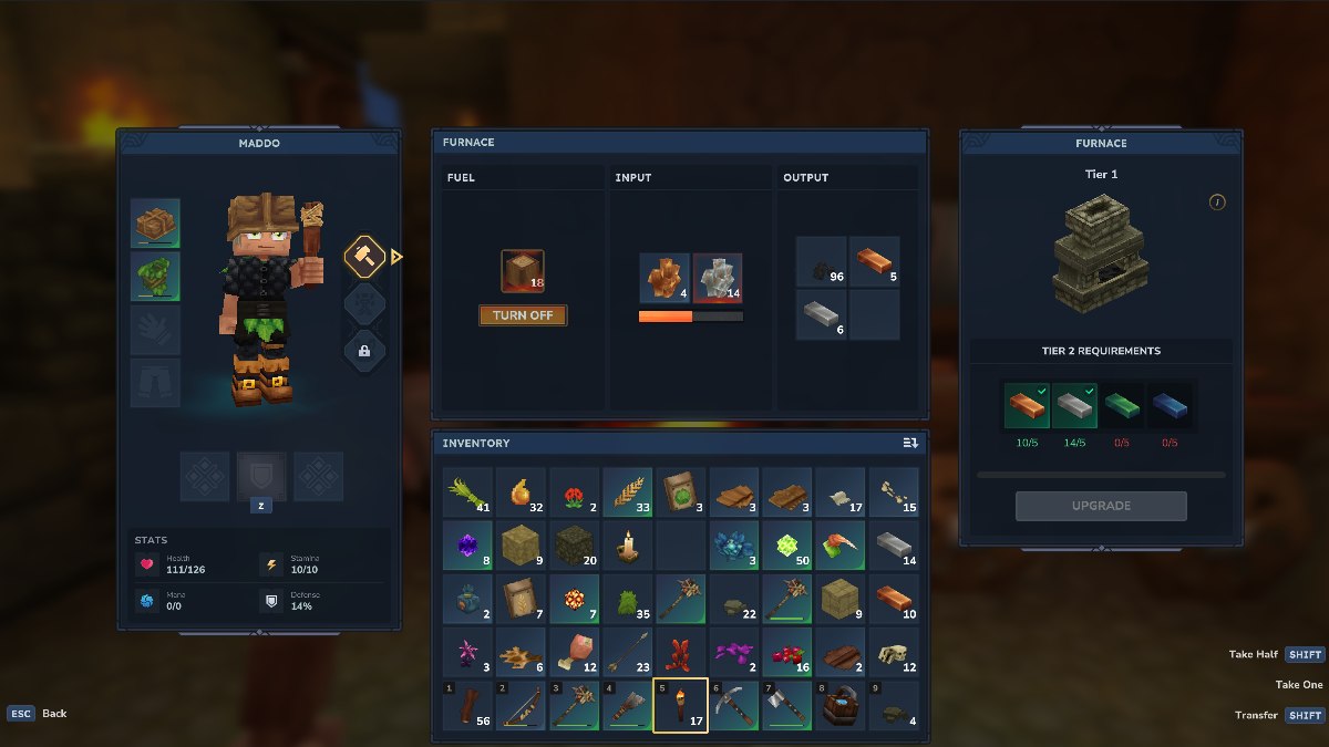 Lò nung Hytale để chế tạo thỏi sắt và đồng.