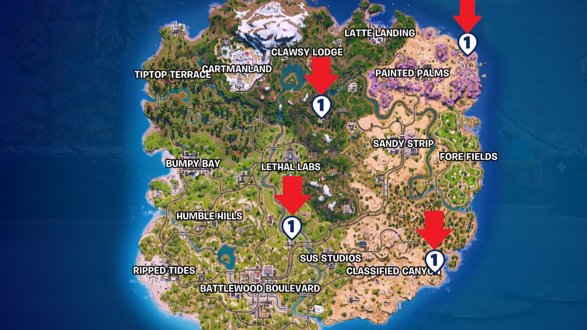 Toate locațiile noi stabilite pentru Kingston în Fortnite
