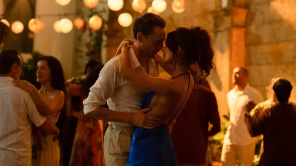 Tom Hiddleston and Camila Morrone in The Night Manager Season 2