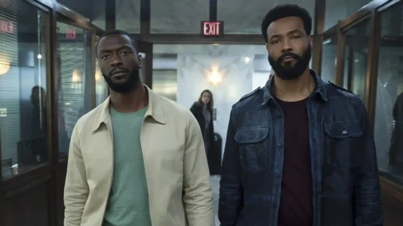 Aldis Hodge and Isaiah Mustafa in Cross Season 2